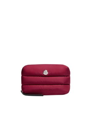 Moncler Moncler Caradoc Quilted Beauty Case - Red