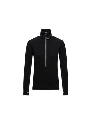 Moncler Moncler Half-Zip Sweatshirt - Black