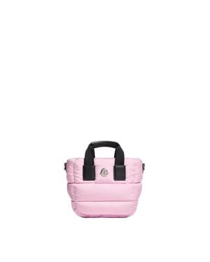 Moncler Moncler Bolso Tote Micro Caradoc, Mujer, Talla - Rosa