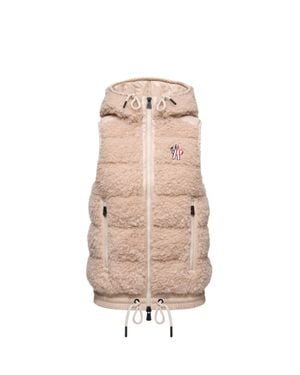 Moncler Moncler Teddy Padded Gilet - Natural