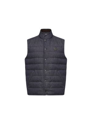 Moncler Moncler Liorane Denim Down Gilet - Blue
