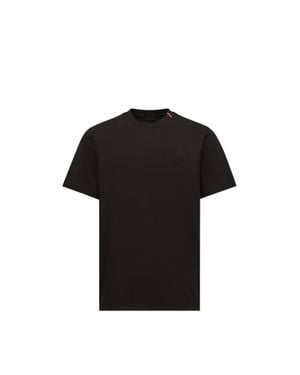 Moncler Moncler Cotton T-Shirt - Black