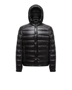 Moncler Gliere Hooded Short Down Jacket - Black