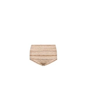 Moncler Moncler Striped Mini Shorts - White
