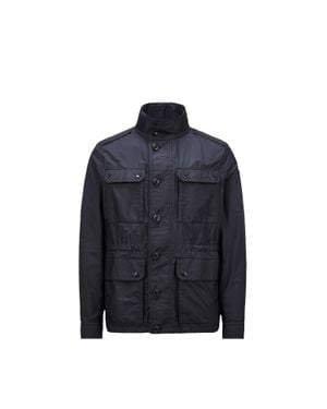 Moncler Lez Water-Repellent Field Jacket - Blue