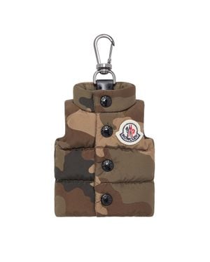 Moncler Porte-Clés En Forme De Gilet - Marron
