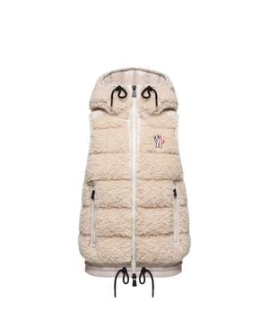 Moncler Moncler Teddy Padded Gilet - Natural