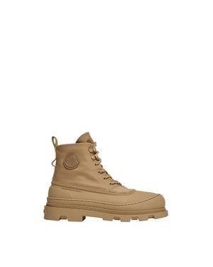Moncler Moncler Vera Sheal Lace-Up Boots - Natural
