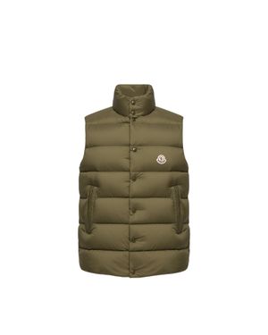 Moncler Moncler Tibb Down Gilet - Green