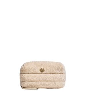 Moncler Caradoc Teddy Beauty Case - Natural