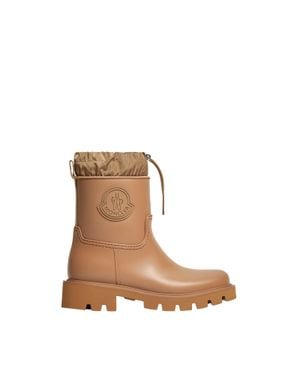 Moncler Kickstream Rain Boots - Brown