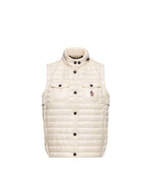 Moncler Grenoble Gumiane Quilted Down Vest - Natural