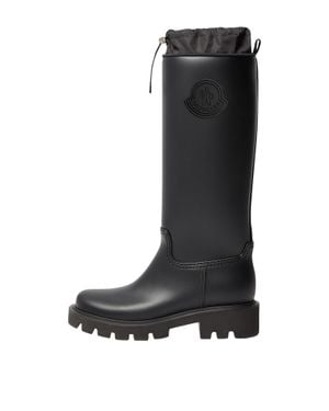 Moncler Kickstream High Rain Boots - Black