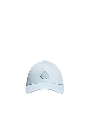 Moncler Moncler Gabardine Baseball Cap - Blue