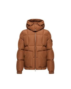 Moncler Moncler Dravenis Mittellange Daunenjacke Mit Kapuze, Herren, Größe - Braun