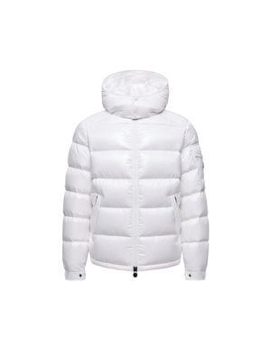 Moncler Moncler Maya Hooded Short Down Jacket - White