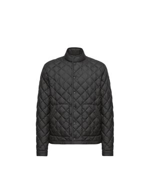 Moncler Moncler Oise Diamond Quilted Short Down Jacket - Black