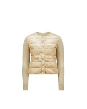 Moncler Cárdigan De Lana Acolchado, Talla - Neutro