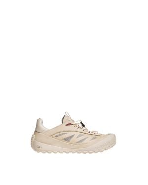 Moncler Moncler Trailgrip Lp Suede & Nubuck Trainer - Natural