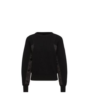 Moncler Moncler Jersey De Algodón, Mujer, Talla - Negro