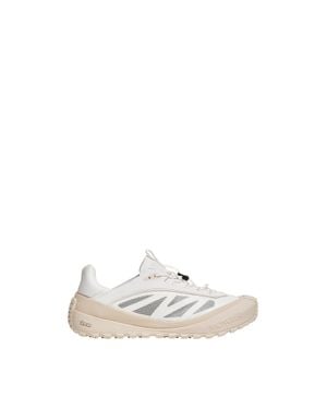 Moncler Moncler Trailgrip Lp Suede & Nubuck Trainer - White