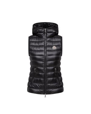 Moncler Glycosse Hooded Down Gilet - Black