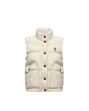 Moncler Doudoune Sans Manches Baise - Neutre