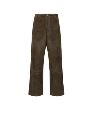 Moncler Pantalon De Survêtement Côtelé - Vert