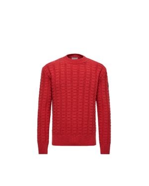 Moncler Pullover Aus Wolle Und Kaschmir, Herren, Größe - Rot