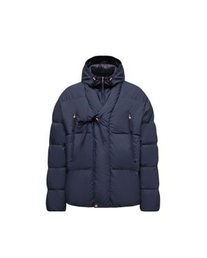 Moncler x Gilga Farm designed by Donald Glover Moncler X Gilga Farm By Donald Glover Tangelo Short Down Jacket - Blue