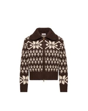 Moncler Cardigan - Marrone