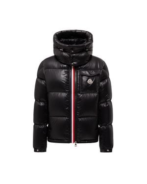 Moncler Montbeliard Hooded Short Down Jacket - Black