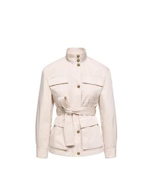 Moncler Moncler Maitake Belted Short Jacket - Pink