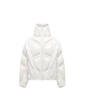 Moncler x A$AP ROCKY Bahianinha Hooded Short Down Jacket - White