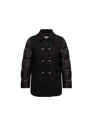 Moncler Moncler Chaillo Wool Down Coat - Black