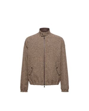 Moncler Moncler Ebrodel Reversible Down Shirt Jacket - Brown