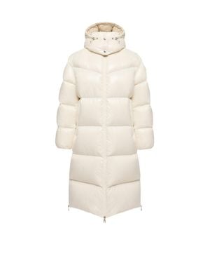 Moncler Moncler Plumífero Largo Con Capucha Harfang, Mujer, Talla - Neutro
