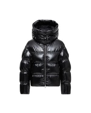 Moncler x Edward Enninful Moncler X Ee72 By Edward Enninful Lothar Hooded Short Down Jacket - Black