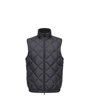 Moncler Gilet Chobe Con Trapuntatura A Diamante, Uomo, Taglia - Blu