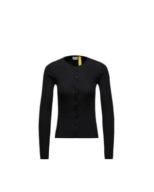 Moncler x Edward Enninful Cardigan En Laine X Ee72 Par Edward Enninful - Noir
