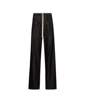 Moncler Moncler Straight Leg Taffeta Pants - Black
