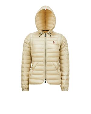 Moncler Piumino Corto Con Cappuccio Karura 2-In-1, Donna, Taglia - Metallizzato