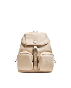 Moncler Zaino New Trick Con Logo - Neutro
