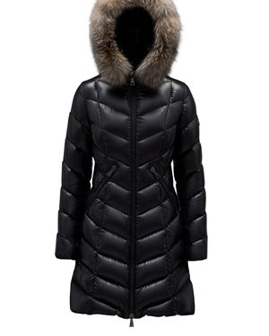 Moncler Fulmarus Long Down Jacket - Black