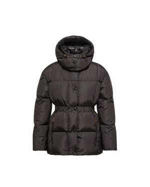 Moncler Moncler Agneux Hooded Short Down Jacket - Black