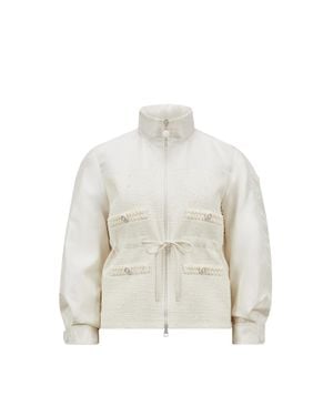 Moncler Tarkine Field Jacket in Natural | Lyst