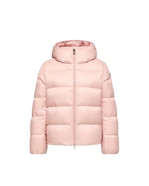 Moncler Moncler Plumífero Corto Con Capucha Feligule, Mujer, Talla - Rosa