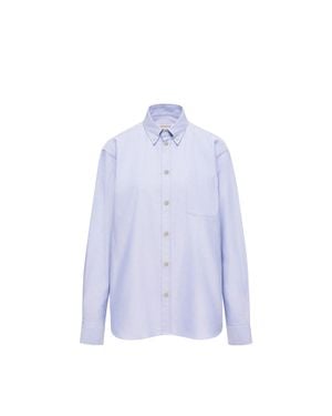 Moncler Moncler Cotton Shirt - Blue