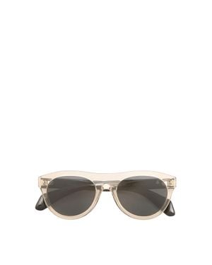 Moncler Moncler Splash Oval Sunglasses - White