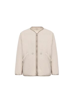 LoveFrom, MONCLER Moncler Moncore Mid-Length Down Jacket - Natural